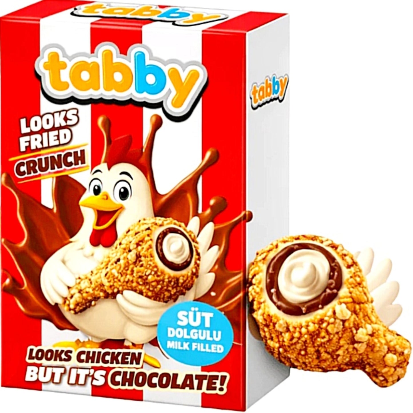 Tabby Crunch Chocolate Fried Chicken 50g